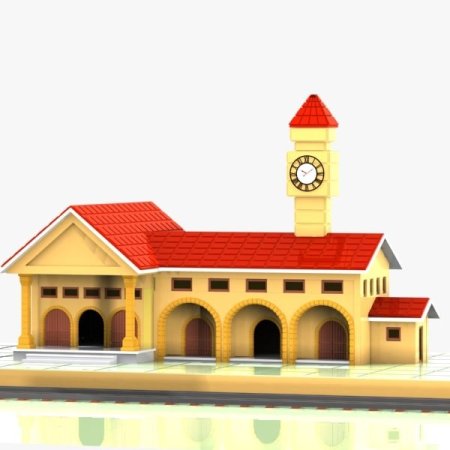 Станция мультяшная