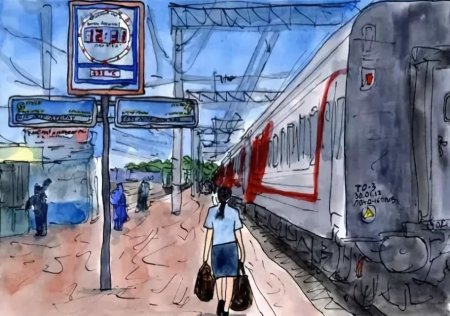 Вокзал здание для детей