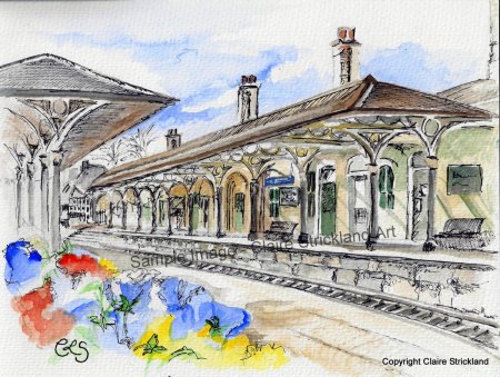 Вокзал мультяшный