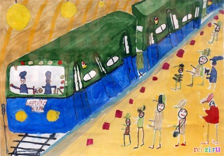 Вокзал иллюстрация