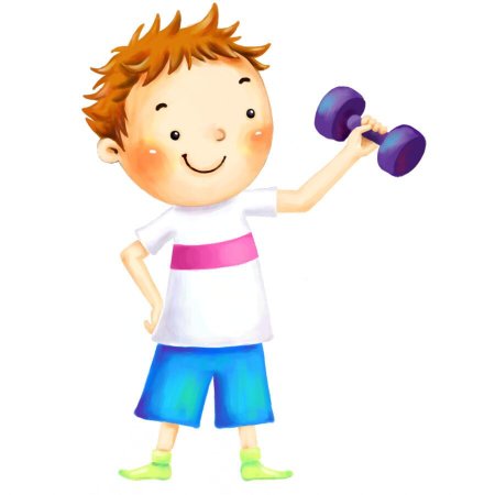 Физкультура на прозрачном фоне