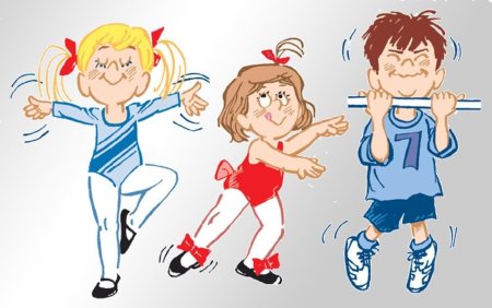 Зарядка для детей в детском саду