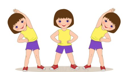 Зарядка для детей мультяшная