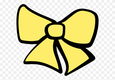 Желтый бантик
