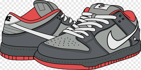 Nike Dunk кроссовки рисунок