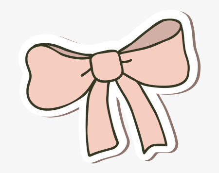 Рисование бантика на прозрачном фоне