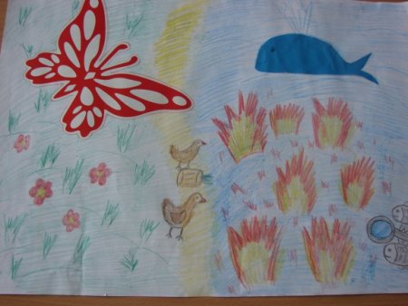 Рисование путаница в средней группе