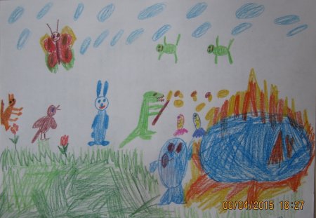 Рисования по сказке путаница