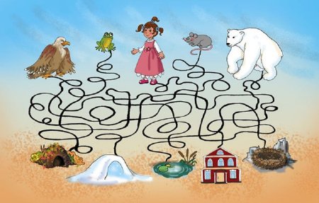 Путаница лабиринты для дошкольников