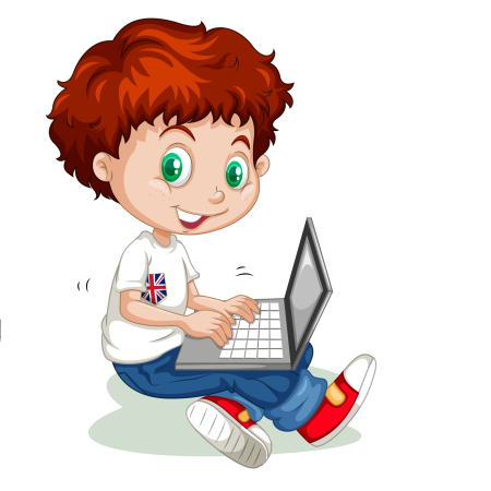 Дети и компьютер мультяшные