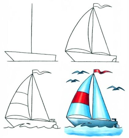 Кораблик картинка