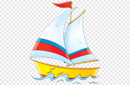 Парусник карандашом для срисовки