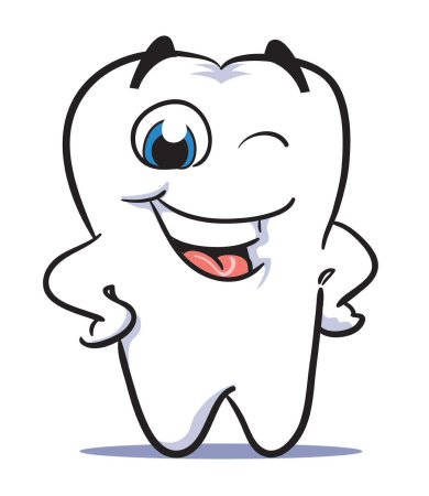 Зуб мультяшный