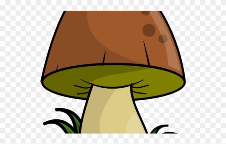 Гриб подберезовик мультяшный