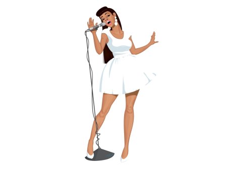 Девочка певица мультяшная