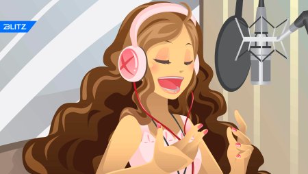 Певица мультяшная