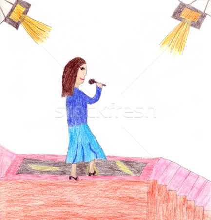 Певица мультяшная