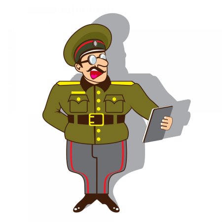 Мультяшные офицеры