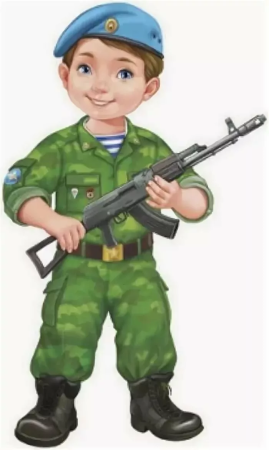 Солдат с ребенком