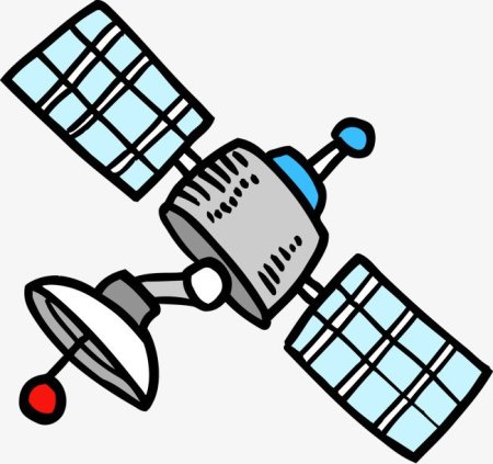 Спутник мультяшный