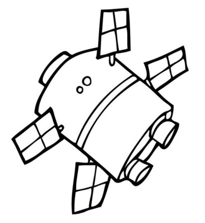 Космические аппараты. Раскраска