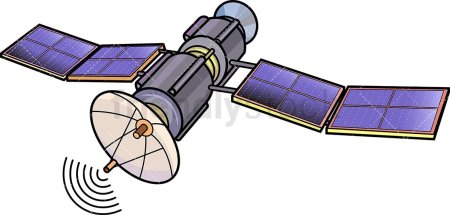 Спутник нарисовать