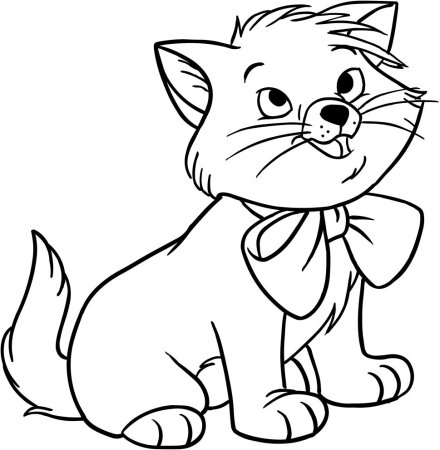Раскраска кот