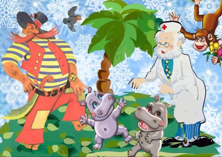 Доктор Айболит мультфильм Бармалей