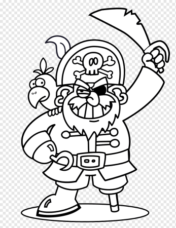 Раскраска пираты для детей