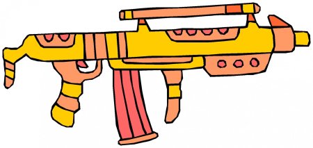 Ружье мультяшный