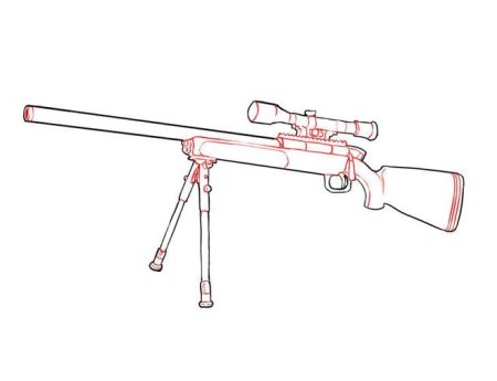 Винтовка для рисования