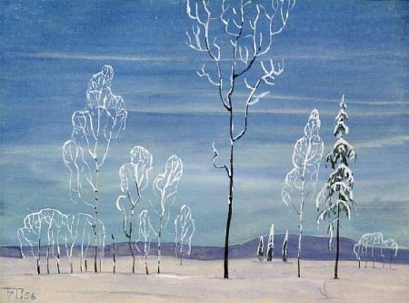 Борис Смирнов Русецкий художник зима