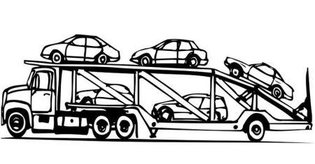 Раскраска автовоз