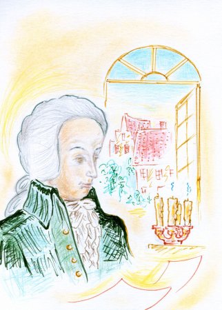 Моцарт рисунок