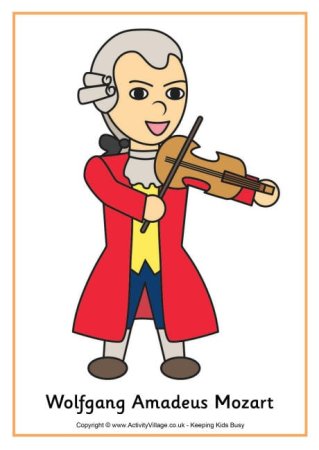 Нарисовать Моцарта