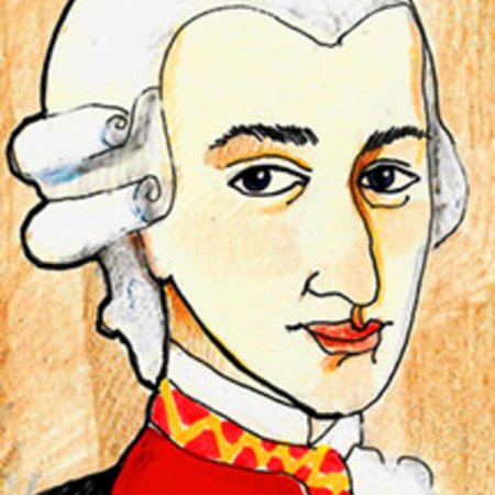 Моцарт рисунок