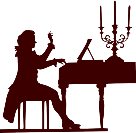 Композитор силуэт