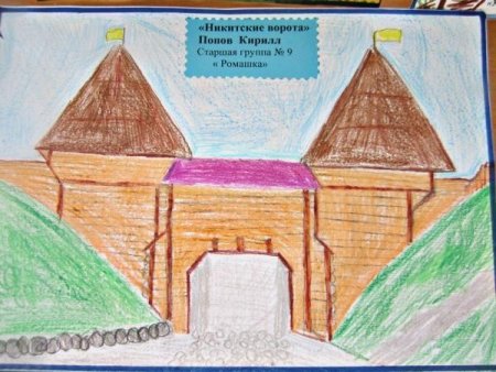 Дмитров рисунок города