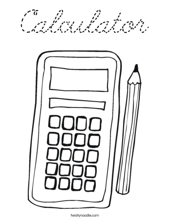 Калькулятор раскраска