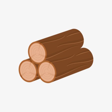 Бревно мультяшное