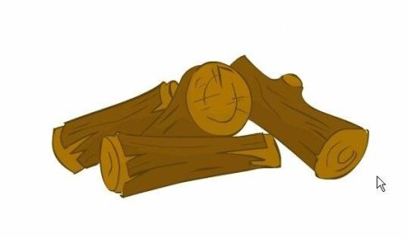 Дрова мультяшная