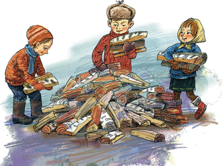 Осеева труд согревает