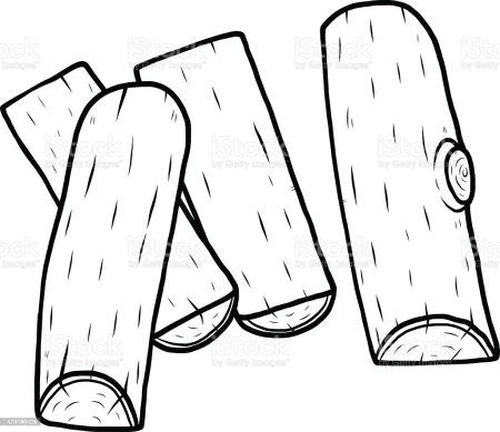 Дрова раскраска