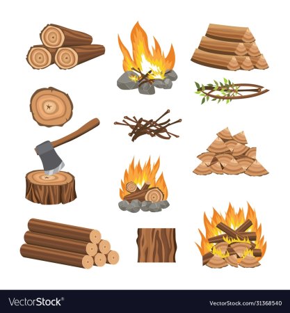Дрова иконка без фона