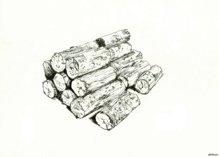 Дрова раскраска