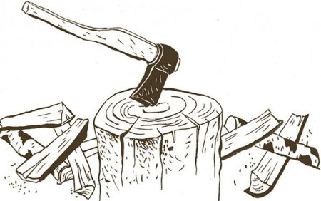 Дрова раскраска