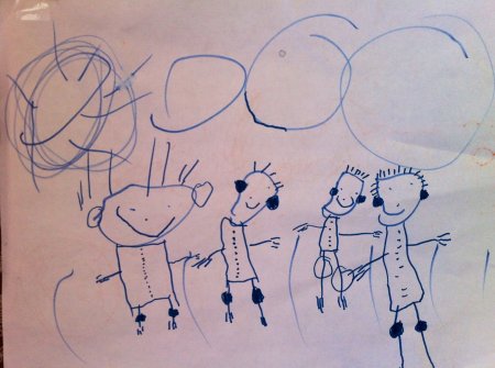 Детские каракули рисунки