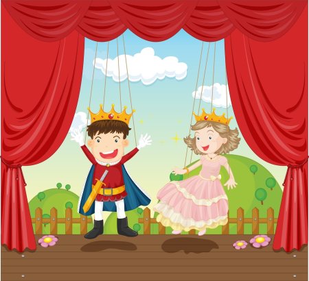 Театр детские рисунки