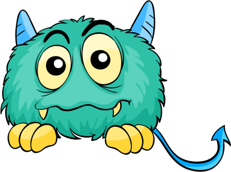 Монстр мультяшный