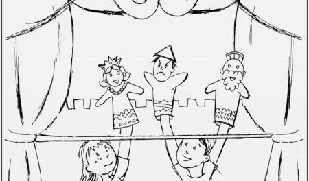 Кукольный театр рисование